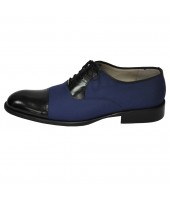 Rever wool & leather Ceremonial Blue