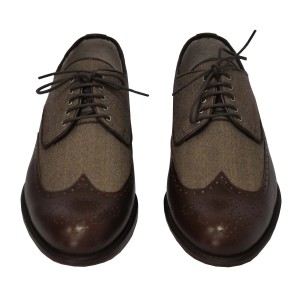 Rever Brogue wool & leather 1